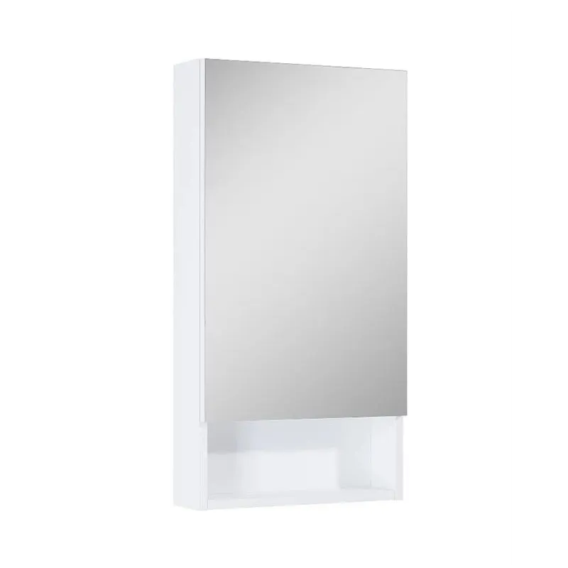 Piekarināms vannas istabas skapis ar spoguli Elita, balta krās., 12.9 cm x 40 cm x 76.8 cm