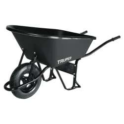 Wheelbarrow plastic tr 120l 580kg truper