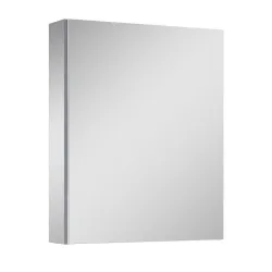 Подвесной шкафчик для ванной с зеркалом Elita Basic 904652, серый цв., 12.9 см x 50.6 см x 61.8 см