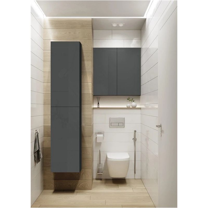 Skapis elita 50 sienas antracīta