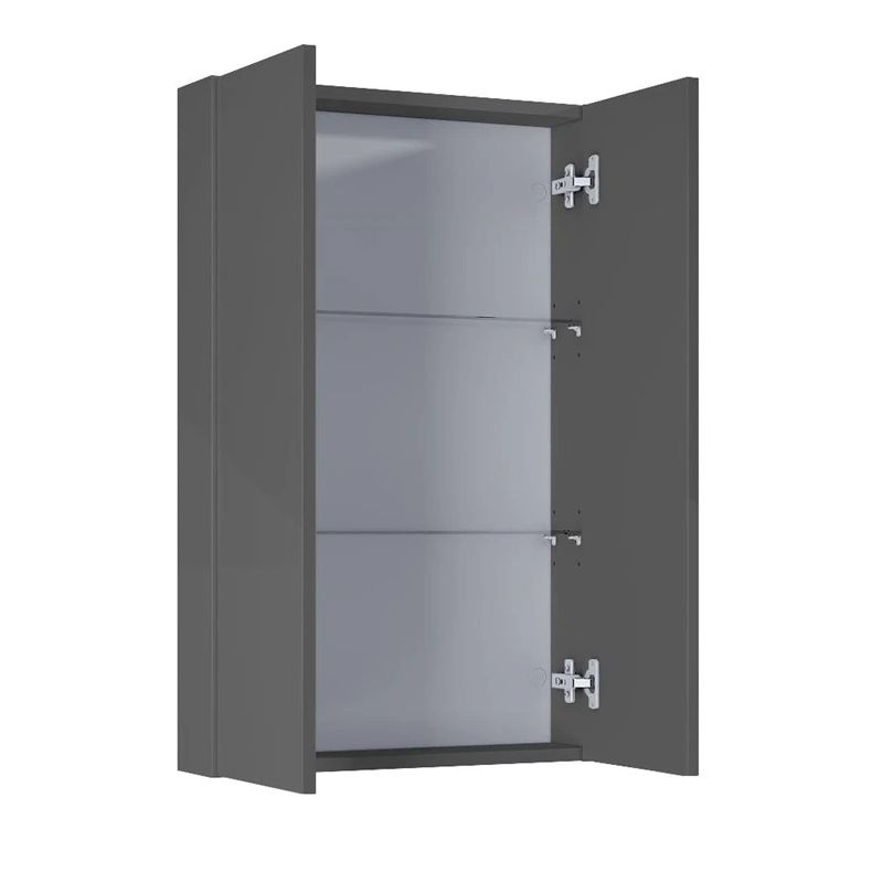 Skapis elita 50 sienas antracīta