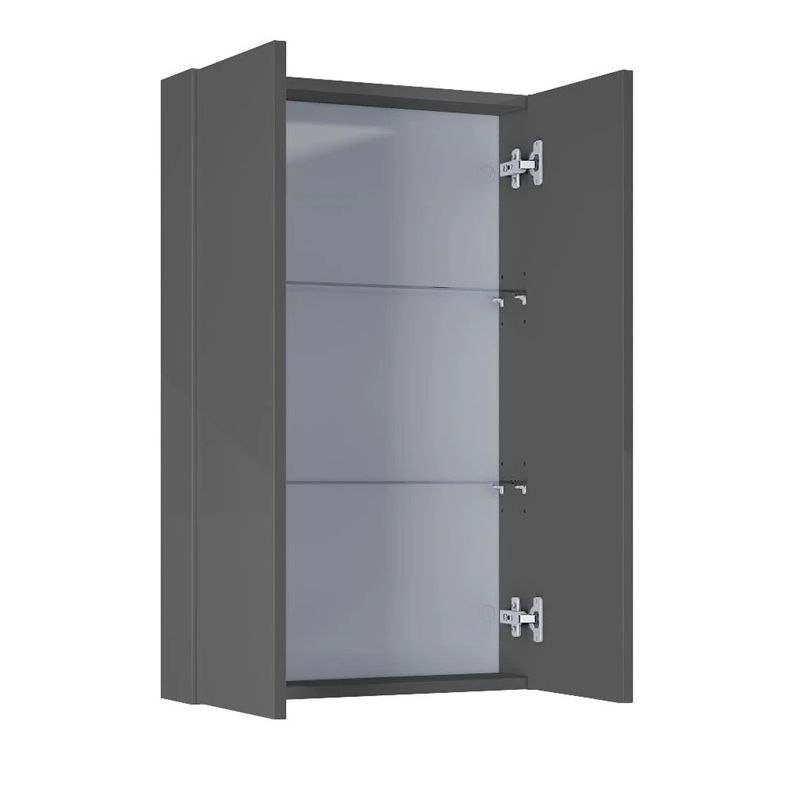 Skapis elita 50 sienas antracīta