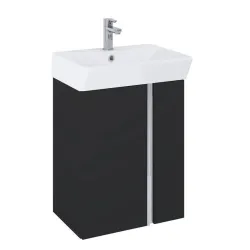 Vannitoakapp valamuga Elita, must, 31 cm x 44.8 cm x 70.7 cm