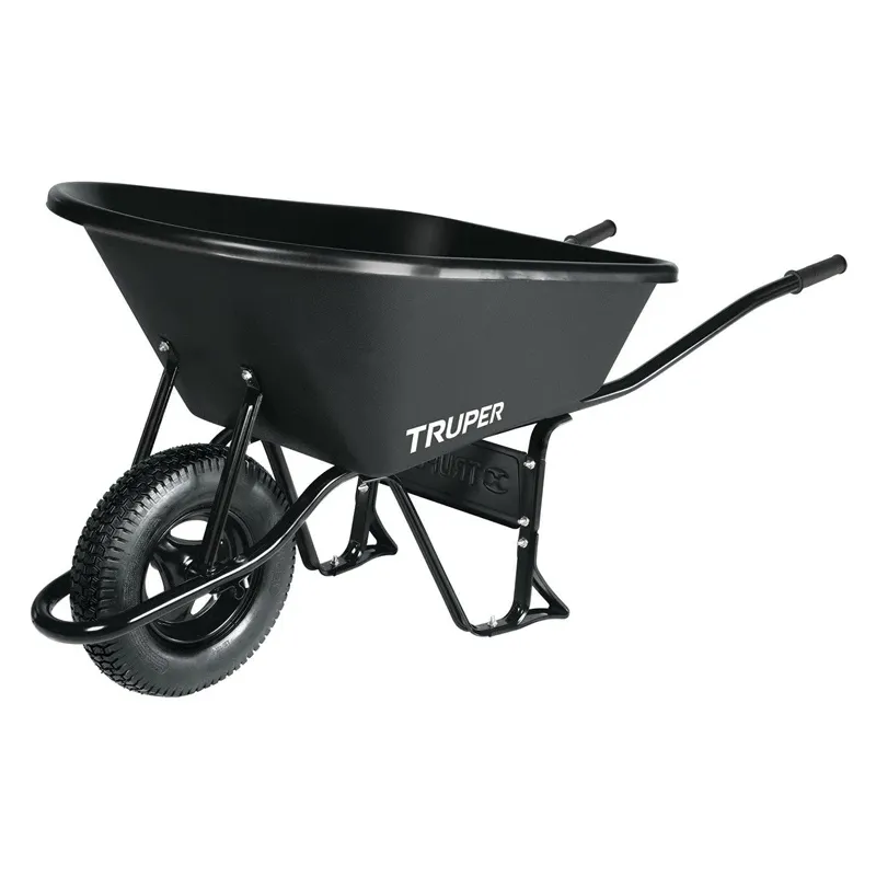 Wheelbarrow plastic tr 120l 580kg truper