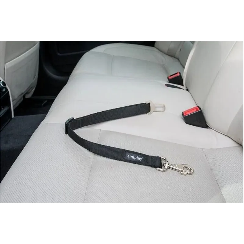 Automašīnas drošības josta dzīvniekiem Amiplay amiTravel 212008, 45 cm x 2 cm x 0.01 cm, M