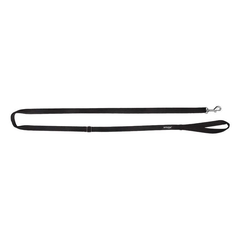 Suņu pavada Amiplay Easy Fix, melna krās., 1.6-3m x 2cm