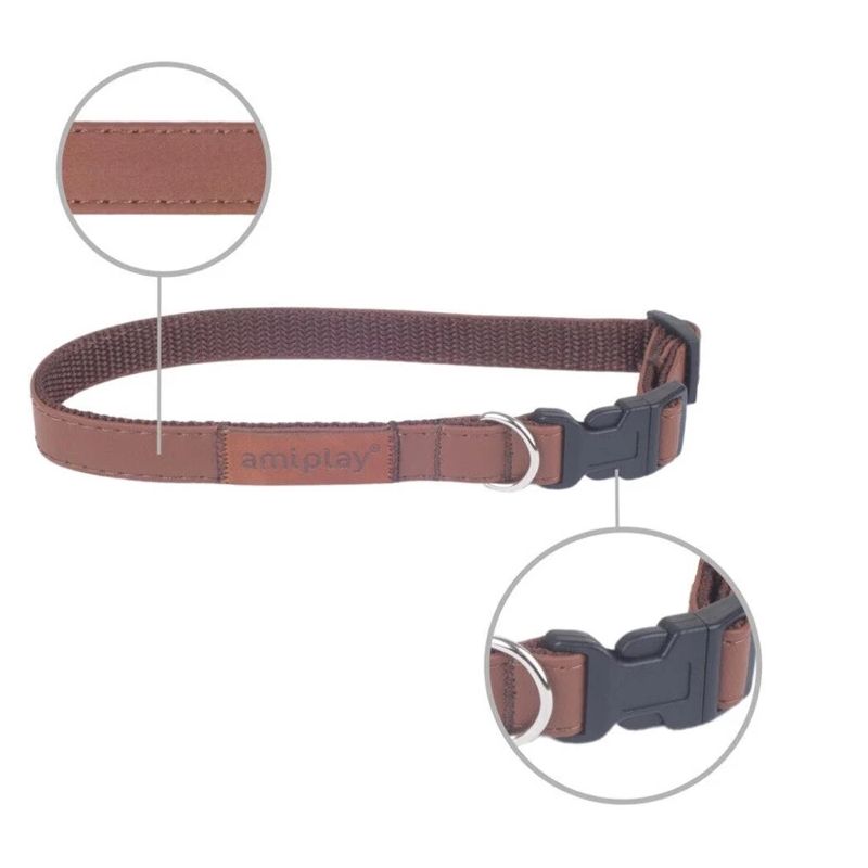 Kaklasiksna Amiplay Lincoln. brūna. 200 - 350 mm x 100 mm