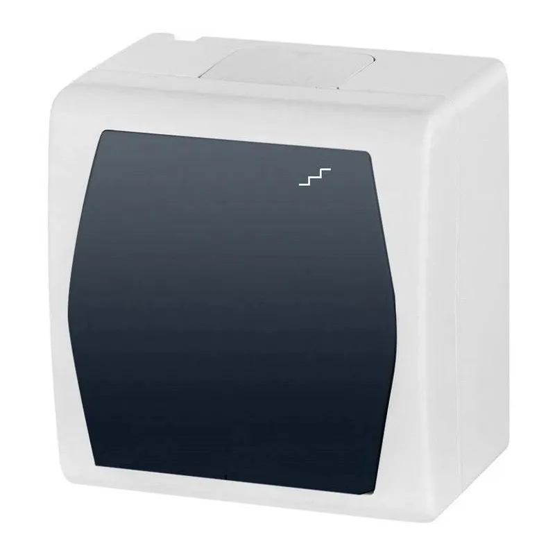 Slēdzis Elektro-Plast Hermes 2 1003-01 White-Antracite