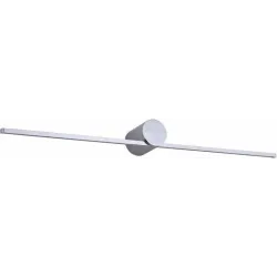 Wall led light modern slim l ip44 chrome