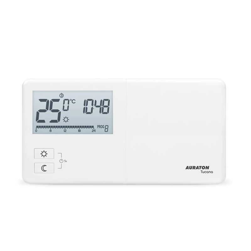 Nedēļas programmējams vadu termostats AURATON TUCANA, 2025