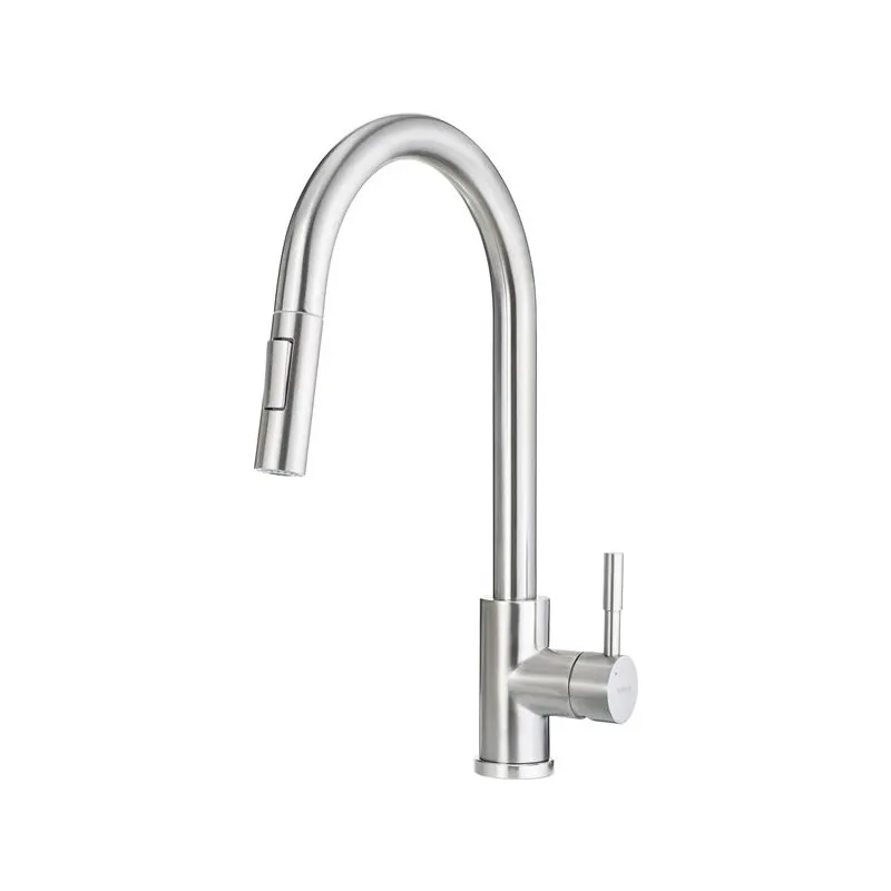 Virtuves jaucējkrāns Deante Lima BBM_F72M, nerūsējošā tērauda krās.