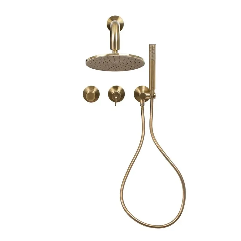 Iebūvējams dušas komplekts Deante Silia NQS_R9YK, zelta krās.