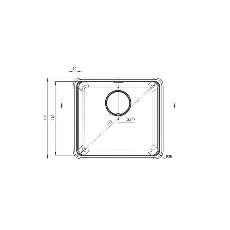 Izlietne granīts zkm_n10a melns