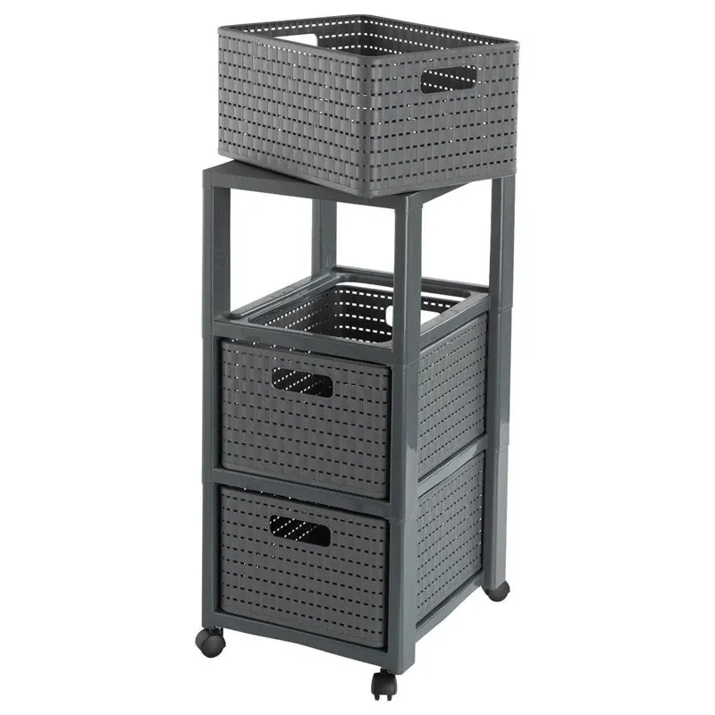 Uzglabāšanas skapītis, paredzēts uzglabāšanai Rotho 7610859222411, antracīta krās.-pelēka krās., 37.5 x 32.5 x 71.2 cm