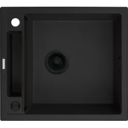 Кухонная мойка Deante Magnetic ZRM_N103, гранит, 56 см x 50 см x 20.5 см, nero