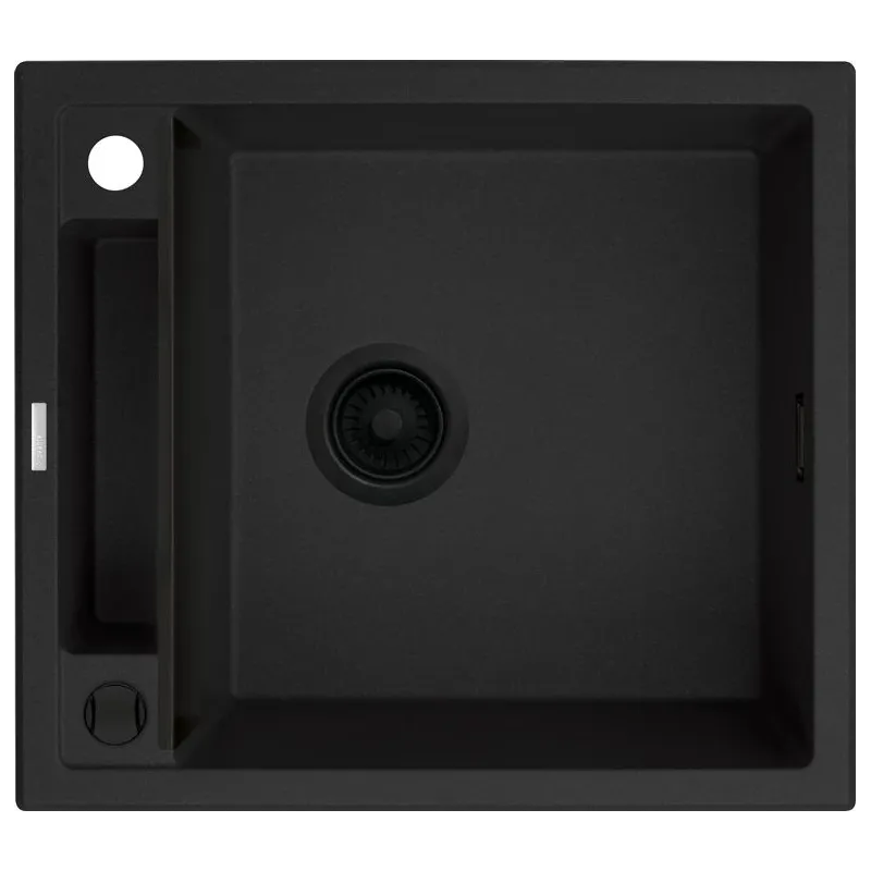 Virtuves izlietne Deante Magnetic ZRM_N103, granīts, 56 cm x 50 cm x 20.5 cm, nero