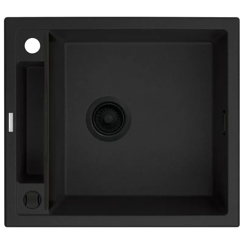 Virtuves izlietne Deante Magnetic ZRM_N103, granīts, 56 cm x 50 cm x 20.5 cm, nero