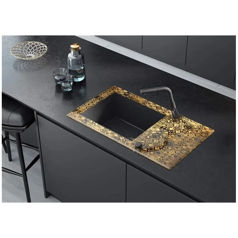 Virtuvinis maišytuvas Deante Silia BQS_N73M, juoda sp.