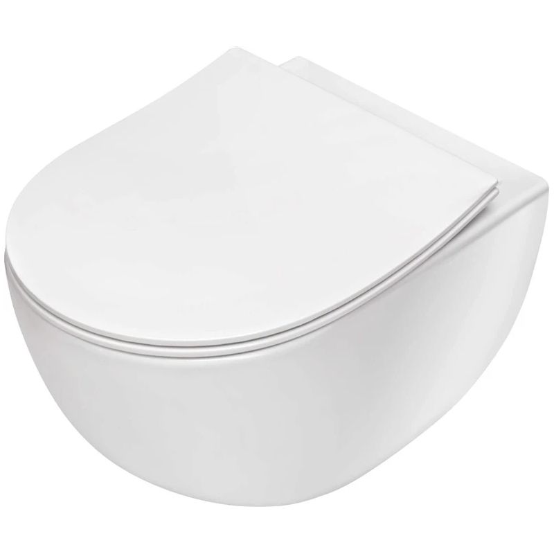 Sienas tualete Deante Peonia. ar vāku. 510 mm x 360 mm