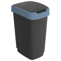 Atkrit.konteiners 25L Twist, melns-zils