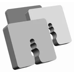 Lev elem for socle profile 5mm 50pcs,12,