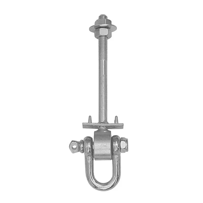 Āķis Domax MHD120 8855, pelēka krās., 12 cm x 1.2 cm