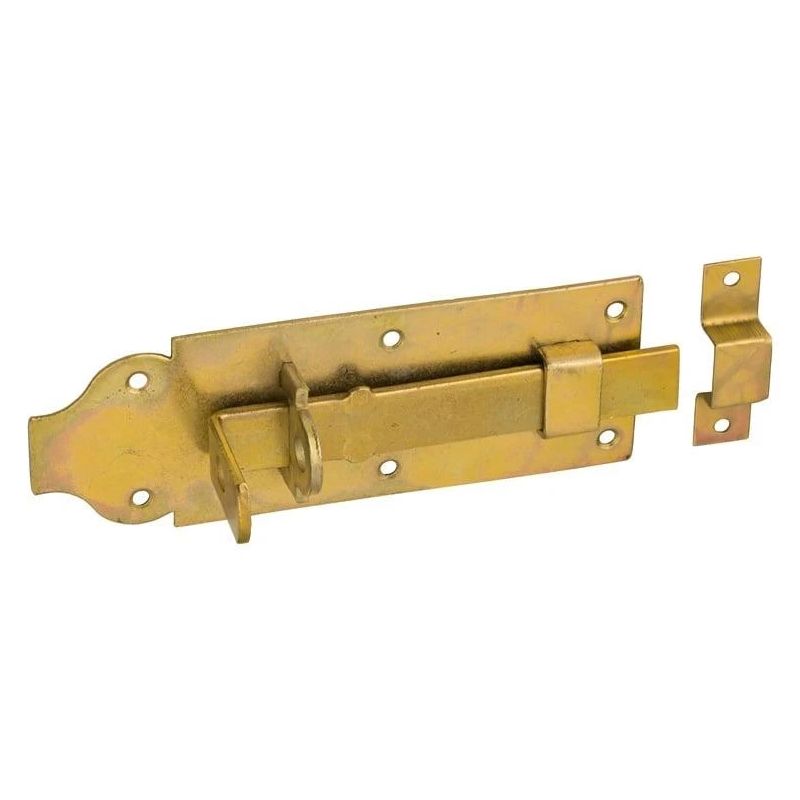 Durvju aizbīdnis Domax 611101-853601 dzeltena 180 mm x 65 mm