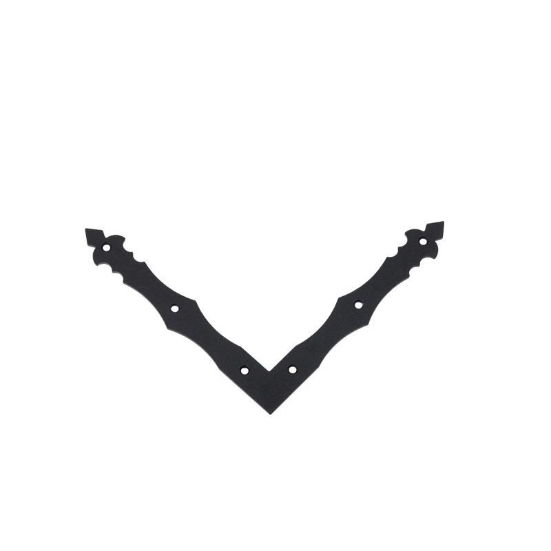 Dekoratīvs stūrītis 3cm x20cm krāsots metālu sakausējums mel