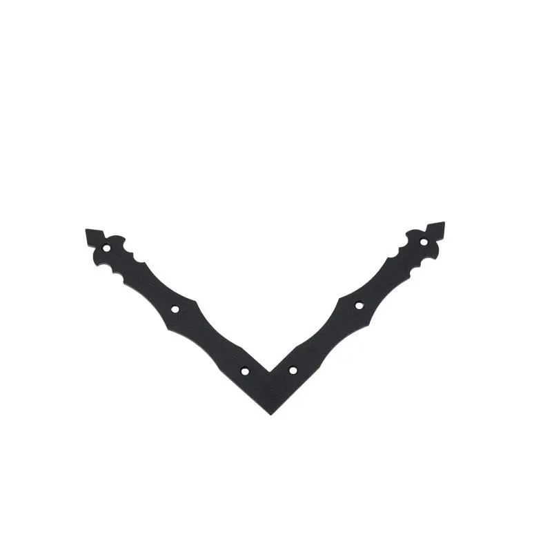 Dekoratīvs stūrītis Domax 89912, 3 cm, krāsots, melna krās.