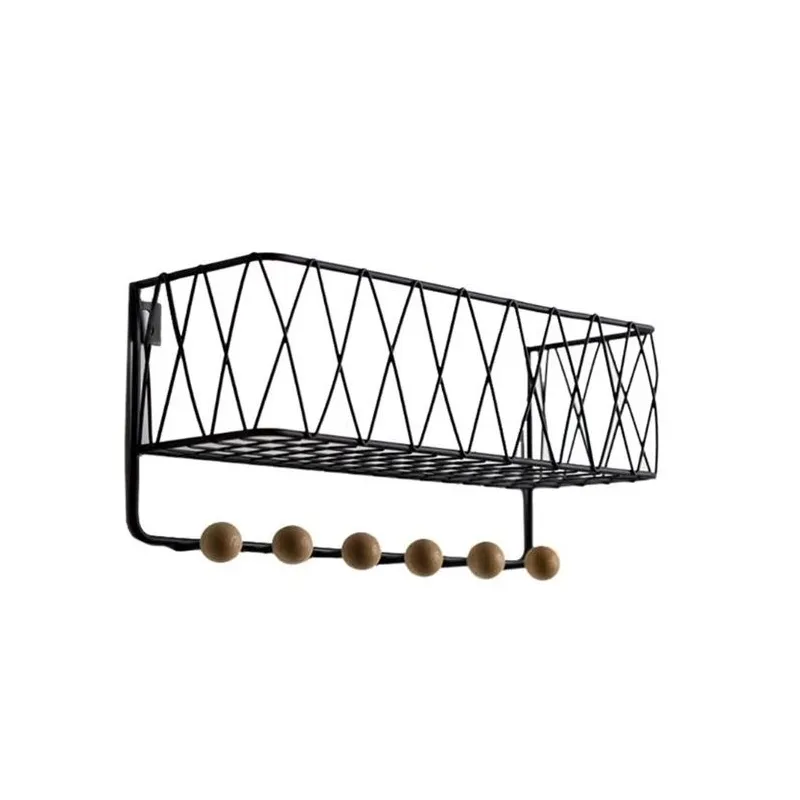 Sieninė drabužių kabykla Domax, juoda sp.