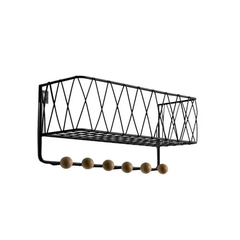 Sieninė drabužių kabykla Domax, juoda sp.