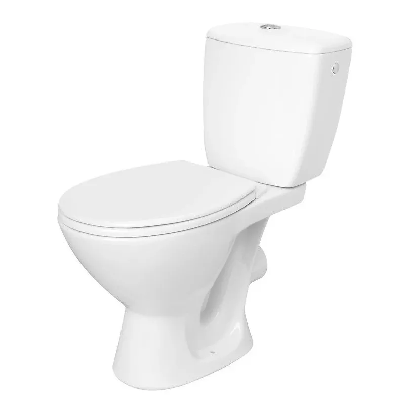 Tualete, novietojams Cersanit Koral K100-206, ar vāku, 375 mm x 645 mm