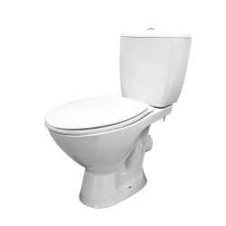 Unitazas, pastatomas Cersanit, su dangčiu, 360 mm x 650 mm