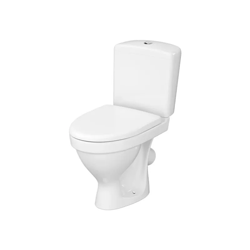 Tualete, novietojams Cersanit, ar vāku, 365 mm x 710 mm