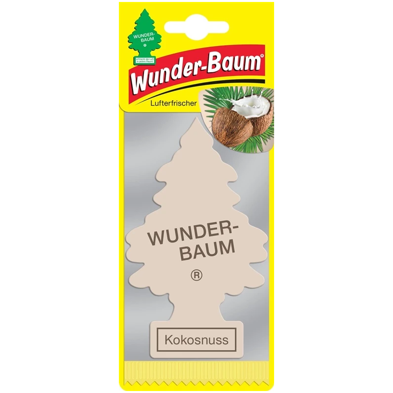Automobiļu gaisa atsvaidzinātājs Wunder-Baum Coconut