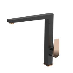 Virtuves jaucējkrāns Invena Midnight BZ-35-014-V. zelt-meln