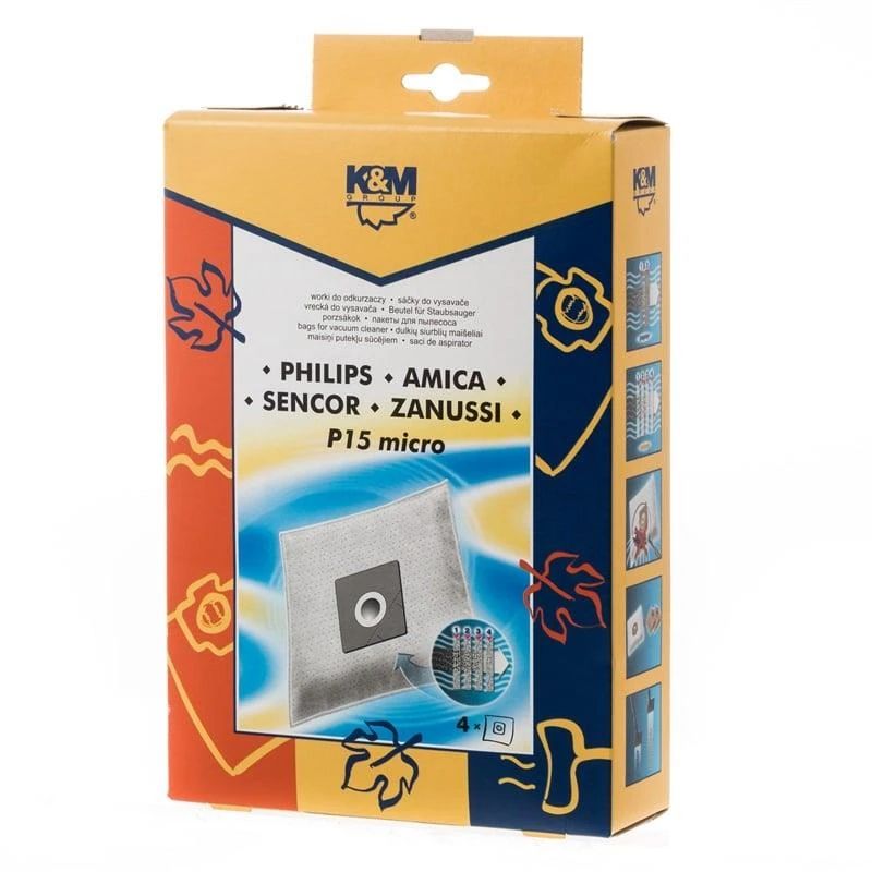 Putekļsūcēja maisi K&M P15 Micro 4 gab.