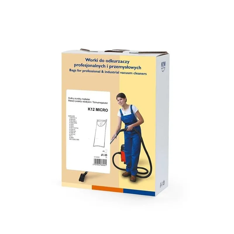 Putekļu sūcēja maiss K&M K12 Micro