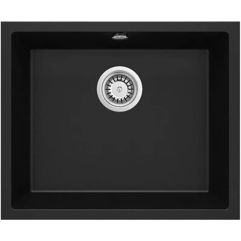 Virtuves izlietne Deante Corda ZQA_N10C, granīts, 55 cm x 46 cm x 19 cm, nero