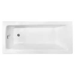 Vann, sisseehitatav Besco Piramida Talia WAT-100-PK, 100 cm x 70 cm x 41.5 cm, ristkülik, valge v.