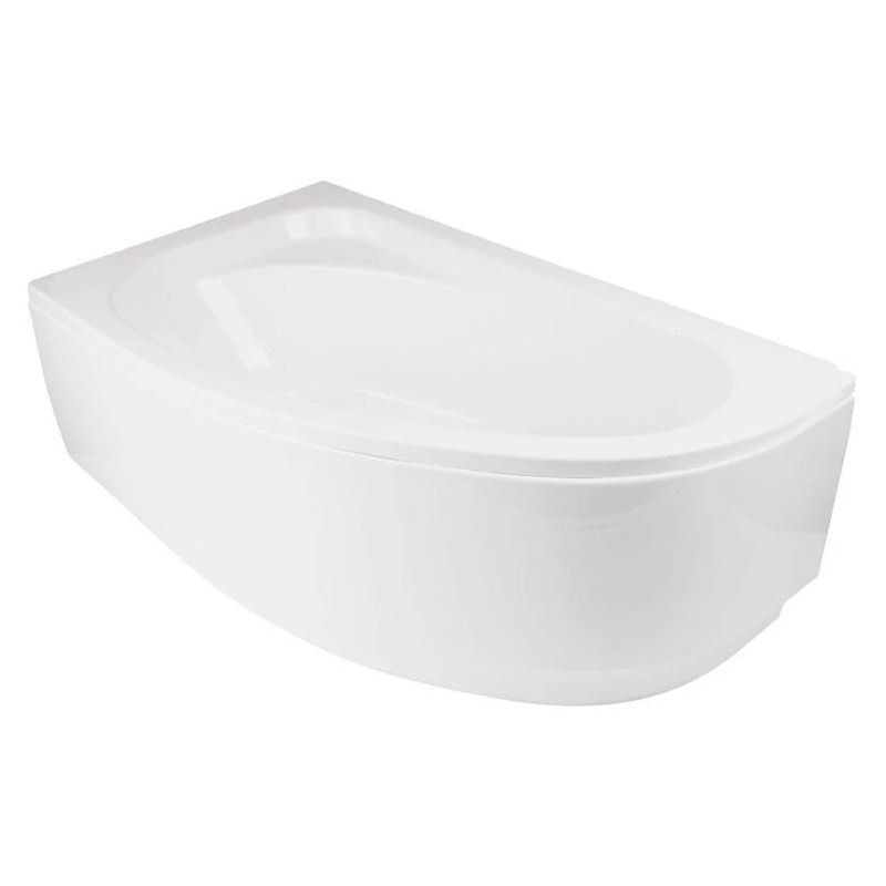 Kairinė vonios panelė Piramida Cornea. 140x54 cm