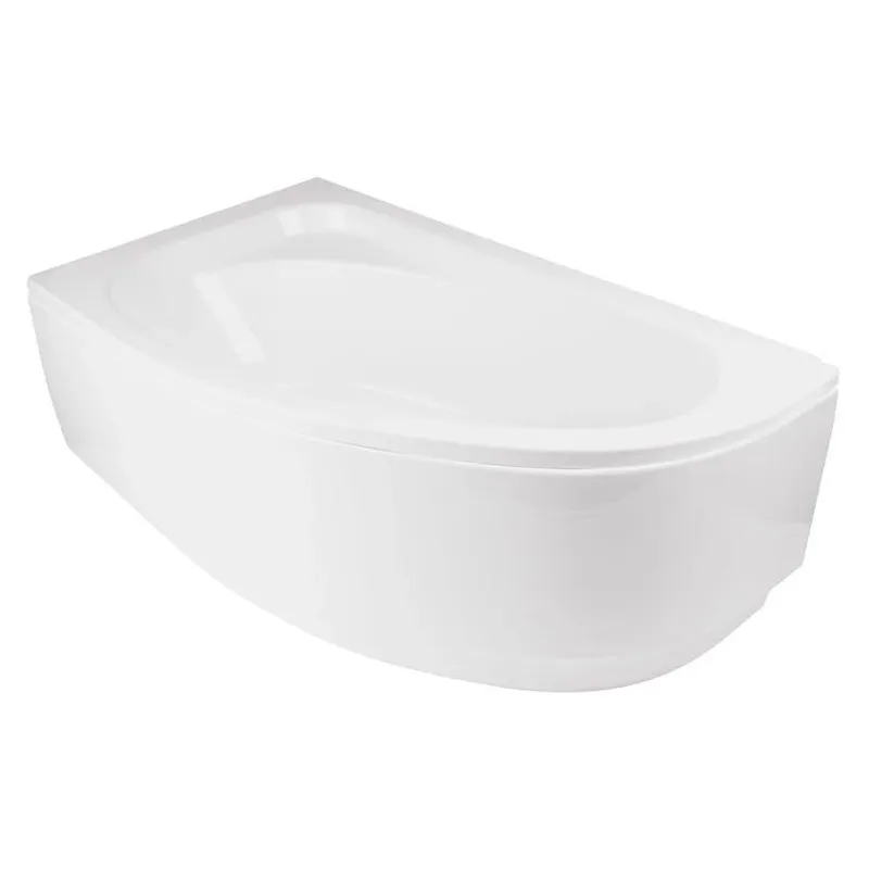 Vannas panelis Piramida Cornea 140, 140 cm x 54 cm x 8 cm, kreisā