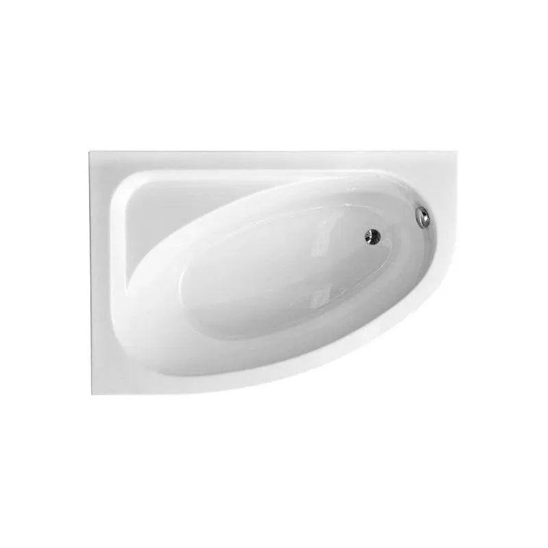 Vannas panelis Piramida Cornea 140, 140 cm x 54 cm x 8 cm, kreisā