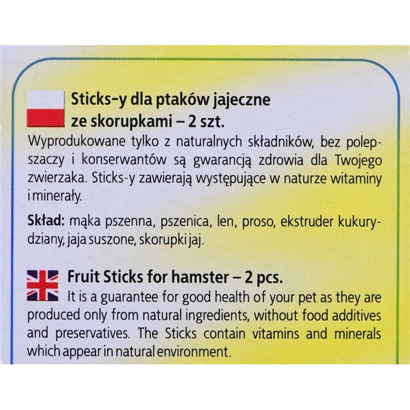 Gardumiņi putniem ar olas čaulu 2 gab