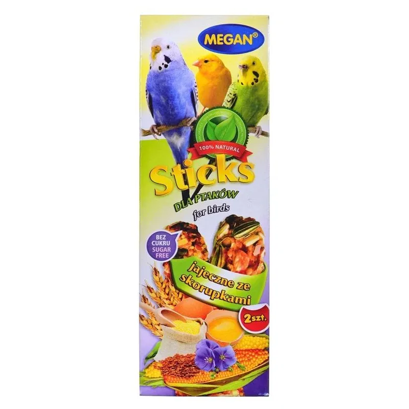 Палочки Megan, для мелких попугаев, 0.1 кг