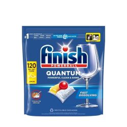 Trauku mazgāšanas tabletes finish quantum lemon 120 gab.