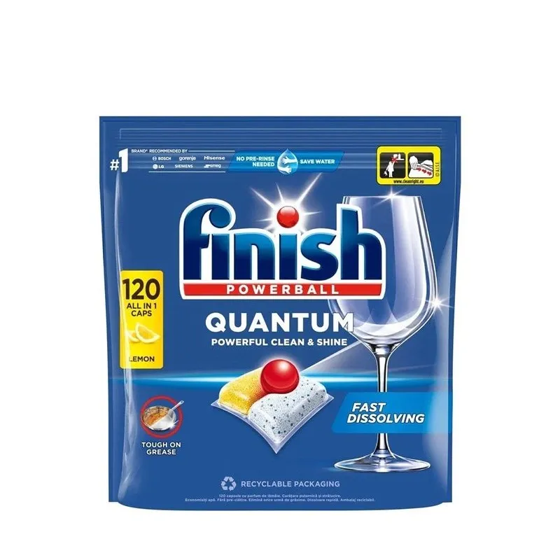 Tabletes trauku mazgājamajai mašīnai Finish POWERBALL, 120 gab.