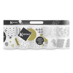 Tualetes papīrs Kartika Black 200lap.10vnt. 3sl