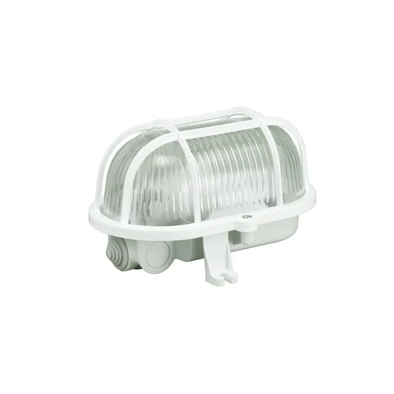 Lubinis lauko šviestuvas Pawbol OWAL60 D.3151P, 60W, E27, IP44, balta sp., 17 cm x 12.5 cm