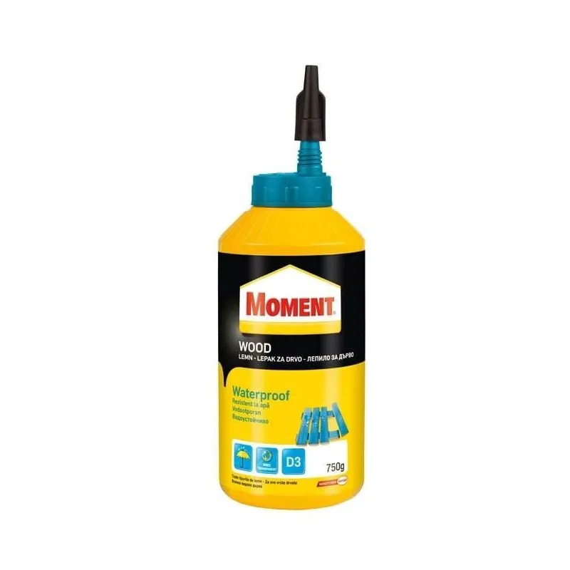 Līme koks Moment Wood Waterproof D3, 0.75 kg, balta krās.